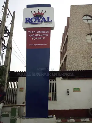 A 10ft by 3ft Pylon Signage