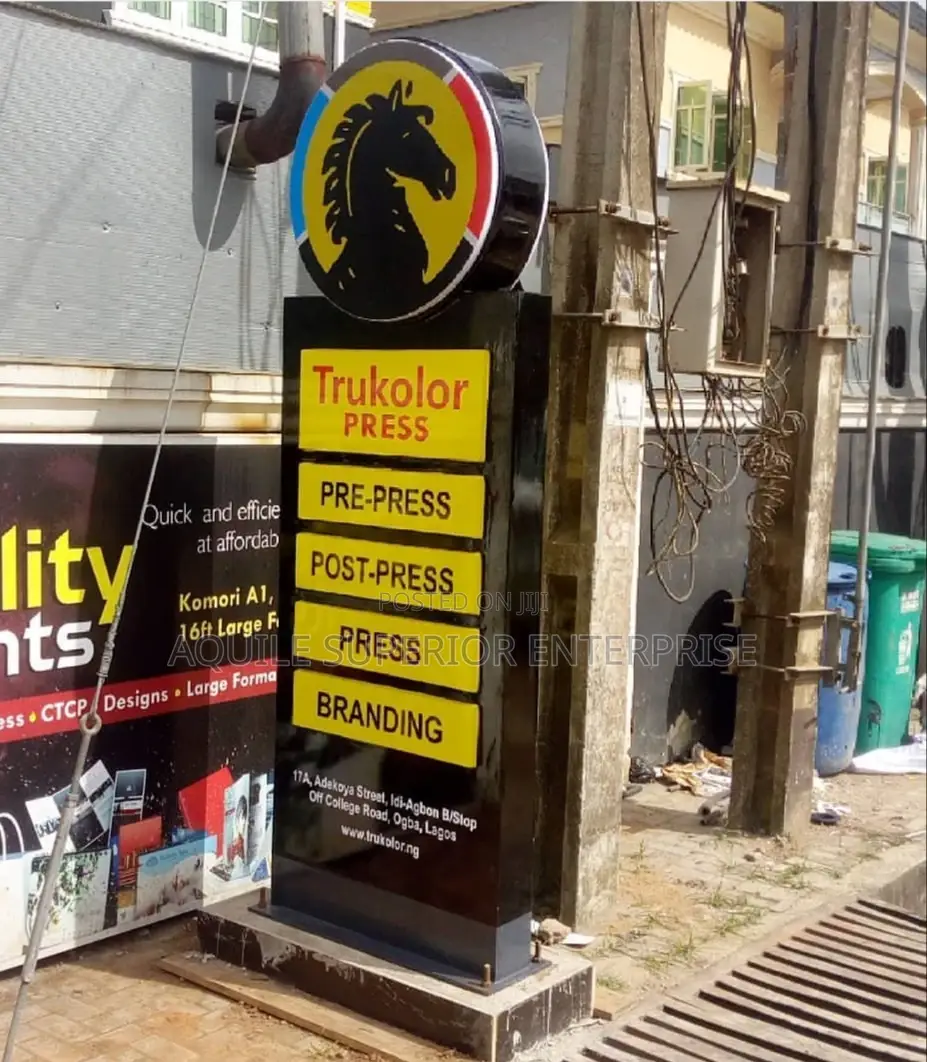 A 8ft by 3ft Pylon Signage