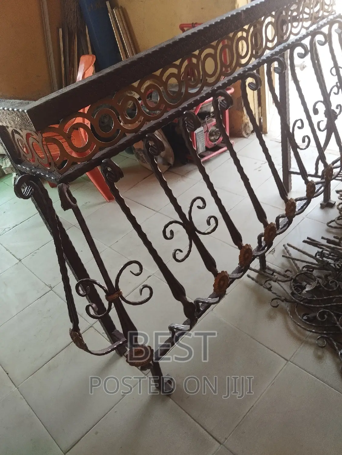 Rough T Iron Railing
