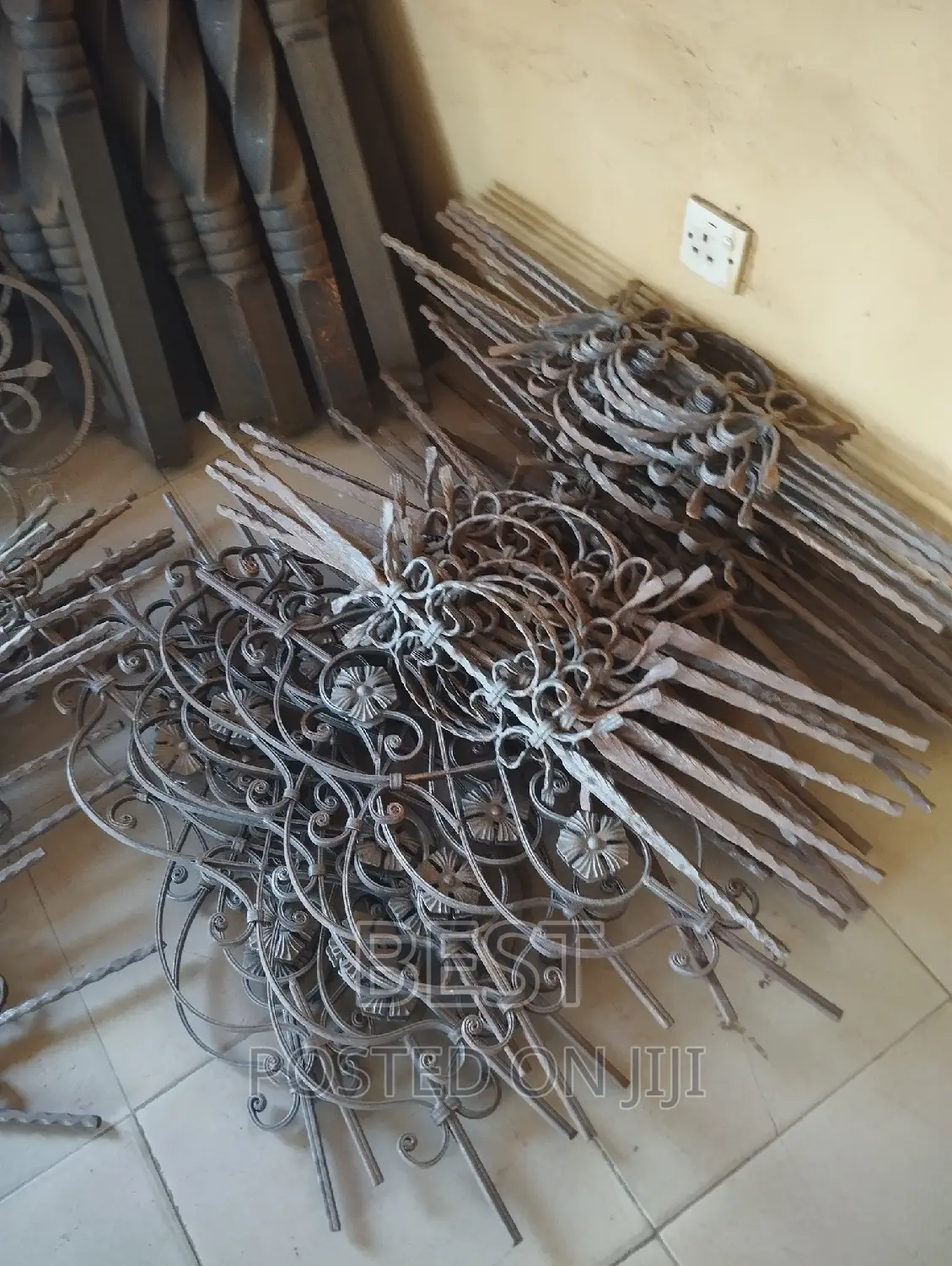 Rough T Iron Railing
