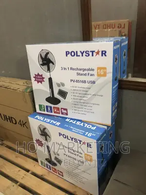 Best Breeze Polystar Rechargeable Standing Fan 16 Inches