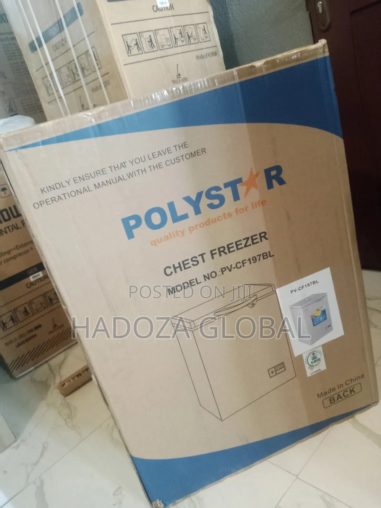Polystar Chest Freezer, Pv-Cf197bl, Fast Freezing