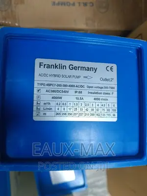 Franklin Germany Solar Pump