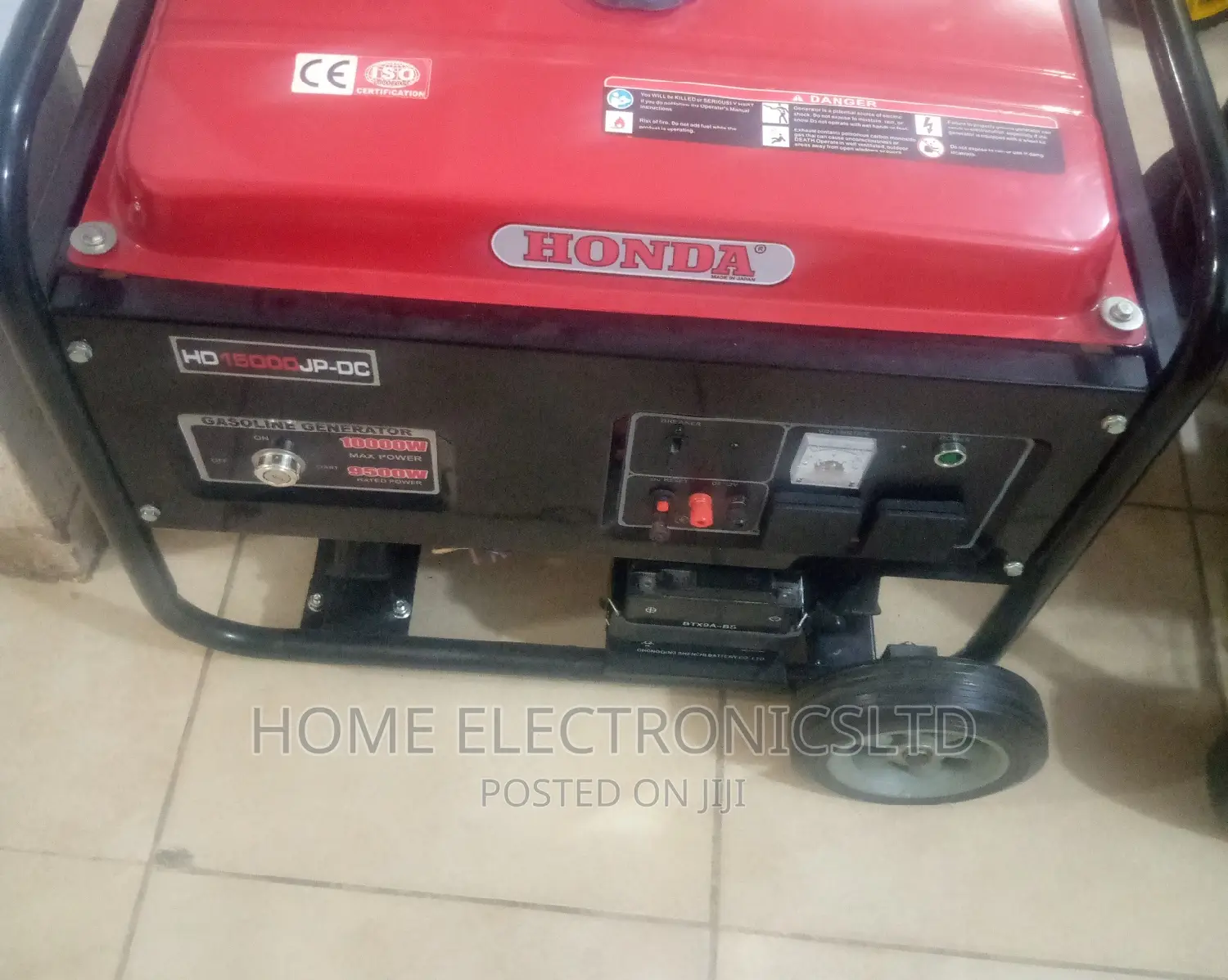Honda Generator 9.5 KVA