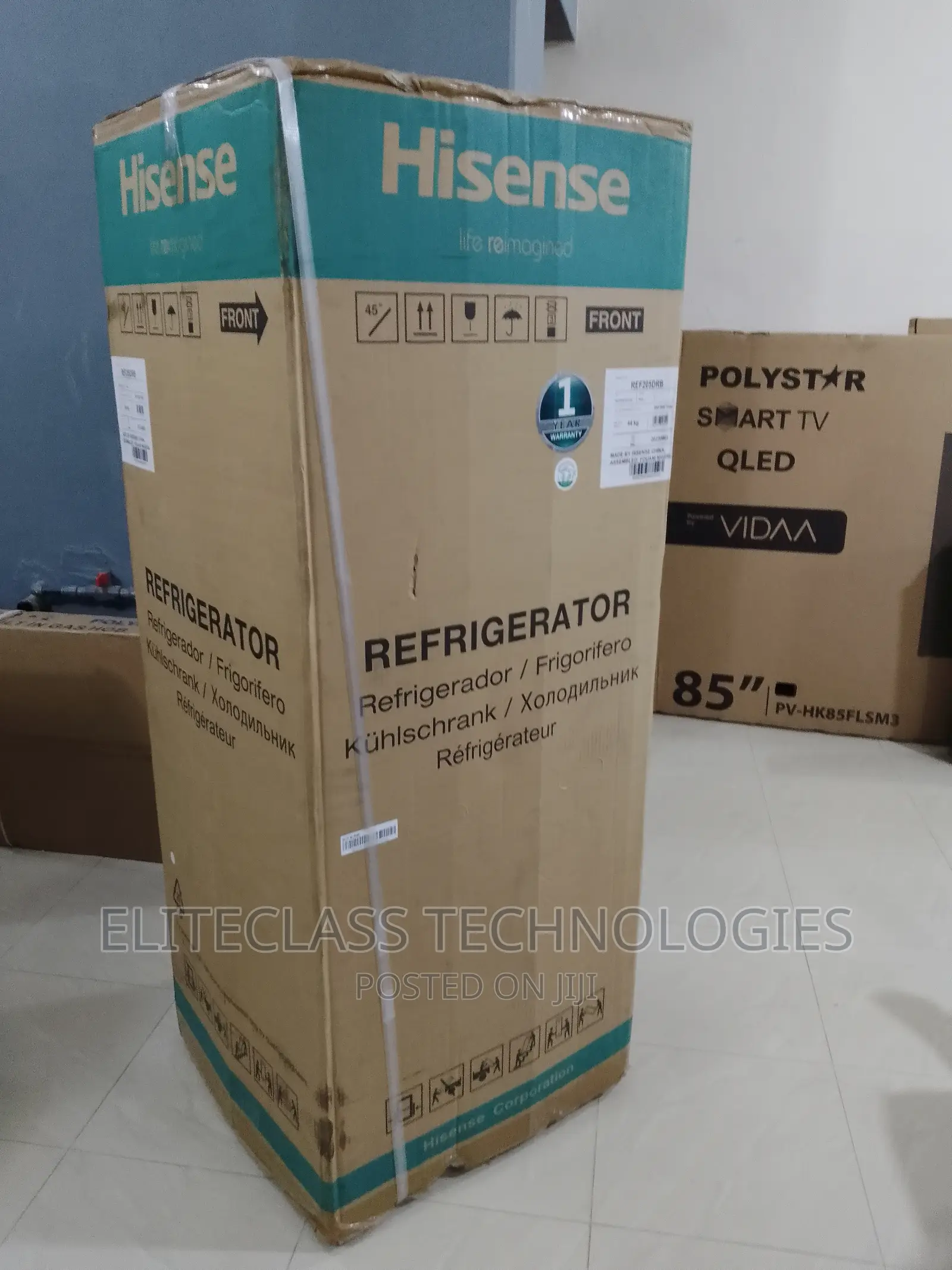 Hisense Top Mount Cool Freezing 204L Refrigerator DRB-205