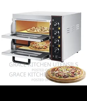 Double Layer Electric Pizza Oven - 3000W