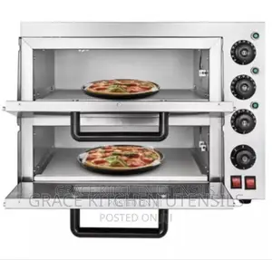 Double Layer Electric Pizza Oven - 3000W