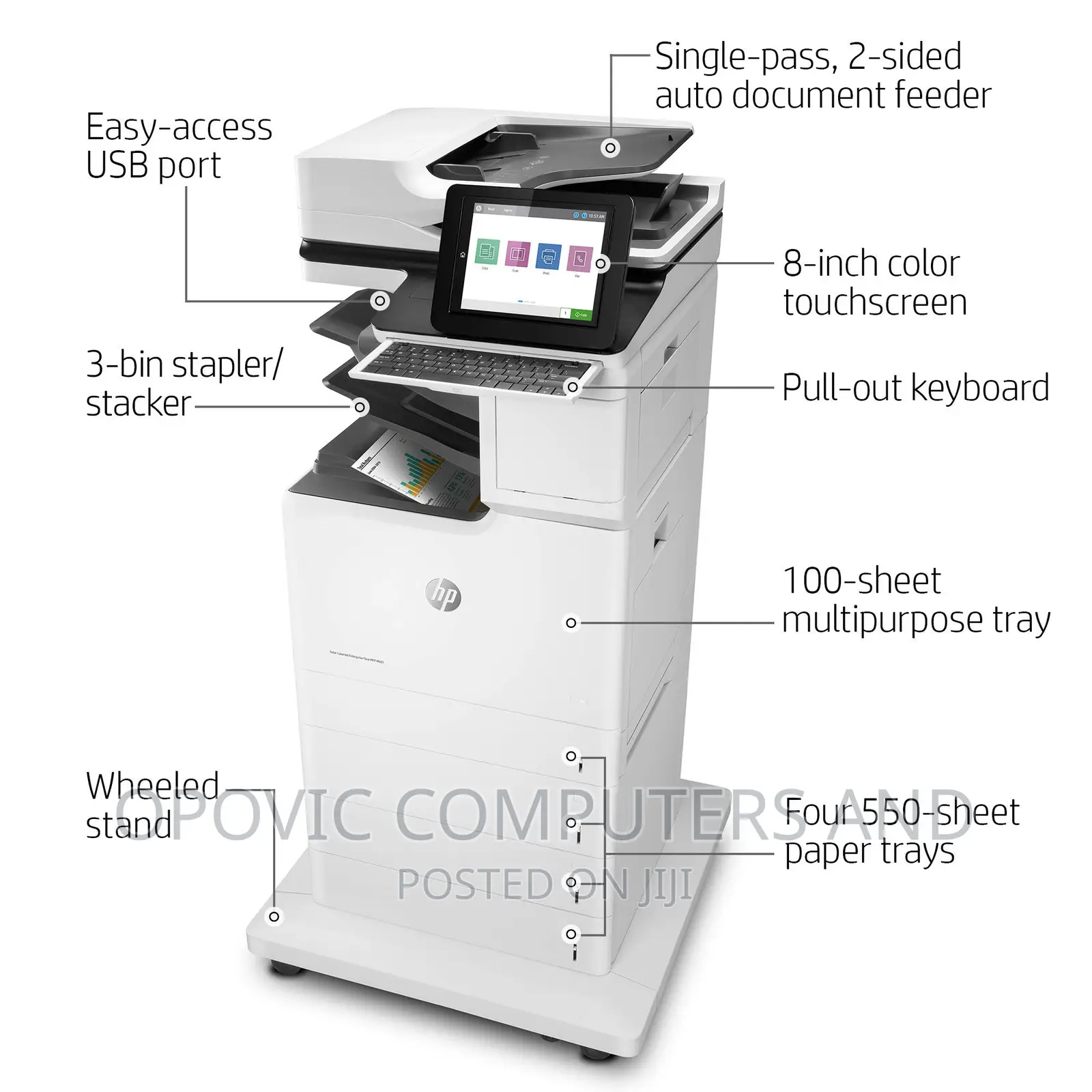 HP Color Laserjet Enterprise Flow MFP M681Z