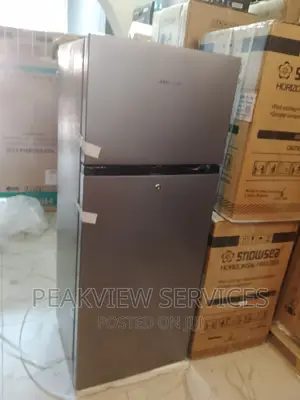 New In Hisense Double Door Refrigerator+Shelves (Ref205dr)