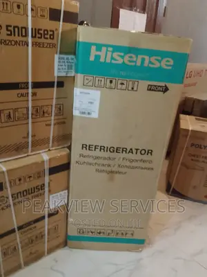 New In Hisense Double Door Refrigerator+Shelves (Ref205dr)