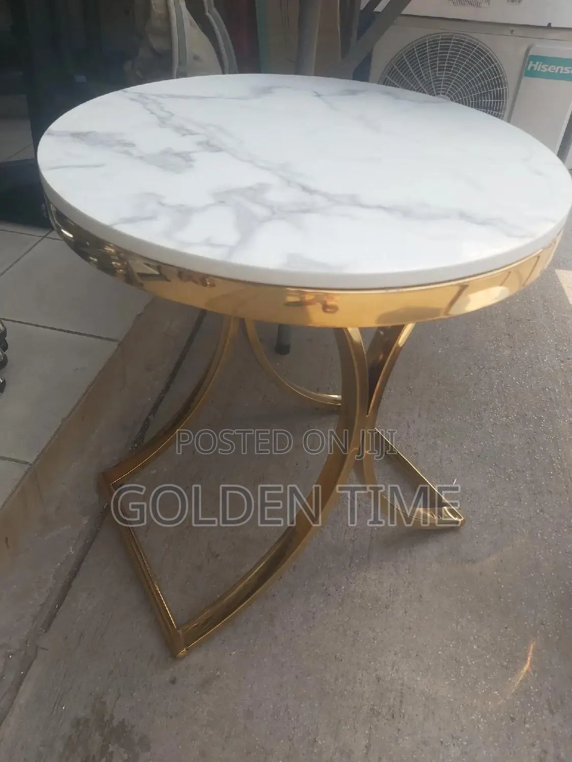 Round Marble Said Stool