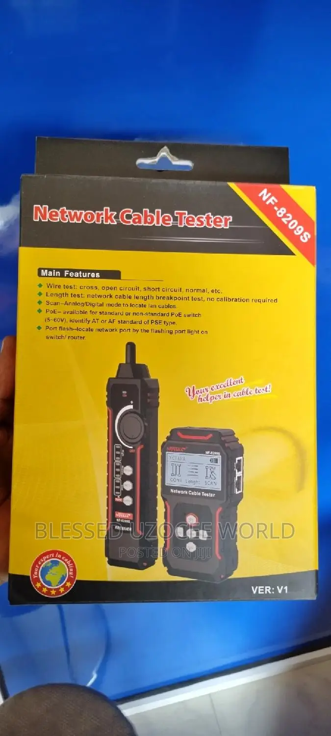 Noyafa Nf-8209s Network Rj45 Cable Tester Tool