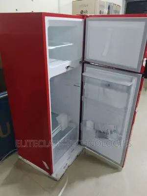 (Red) Hisense Top Mount Defrost 204L Refrigerator DRB-205