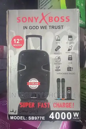 Multi Purpose 12" Public Address System With Bluetooth