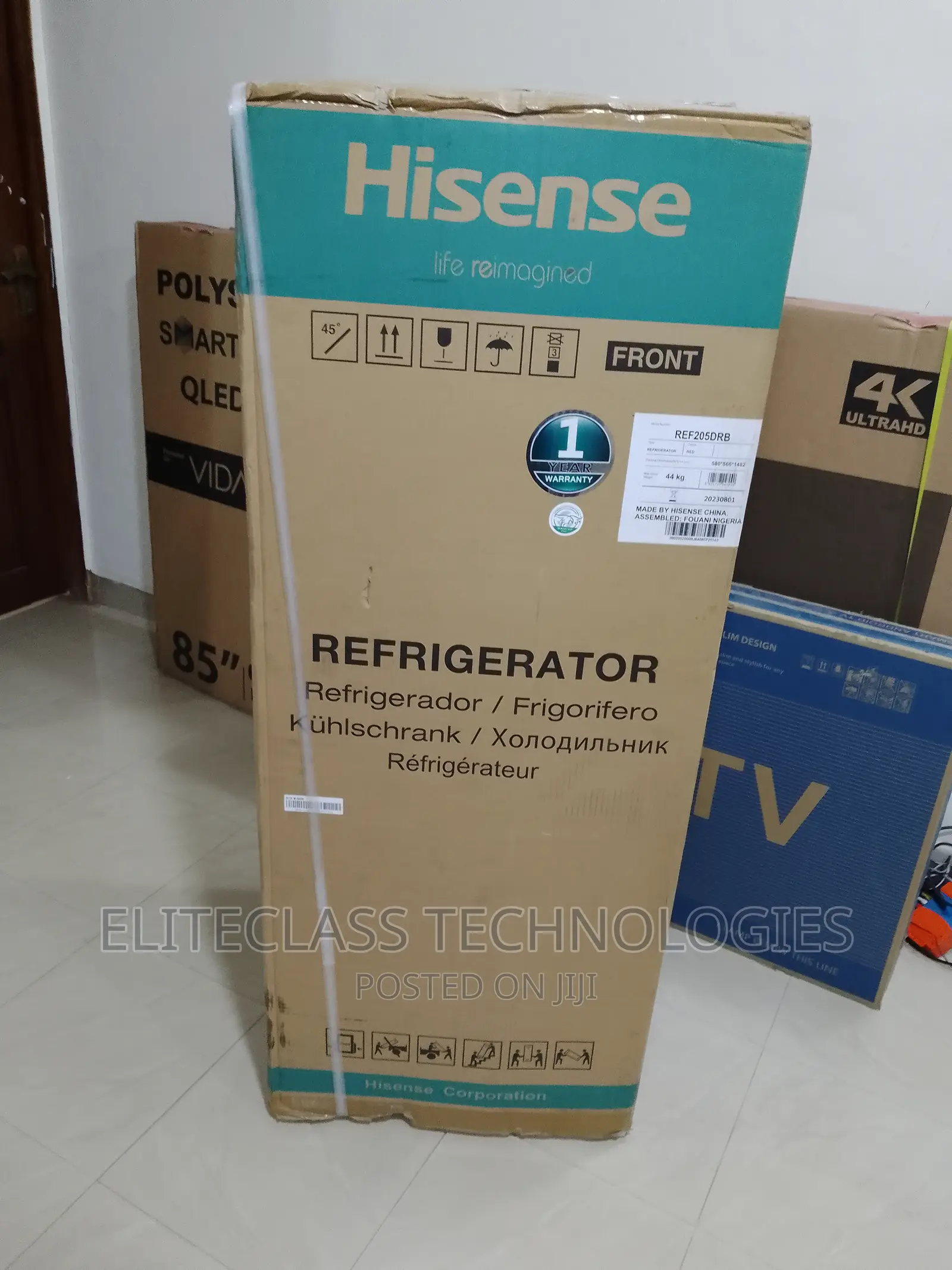 Hisense Top Mount Convinient 204L Refrigerator DRB-205