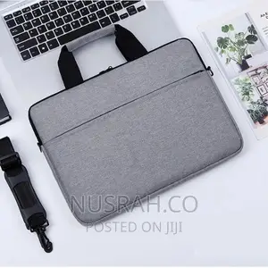 Grey Slim Laptop Pouch Bag 13 15 Inches Sizes