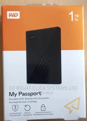 Photo - Western Digital WD My Passport External Hard Disk Drive 1TB