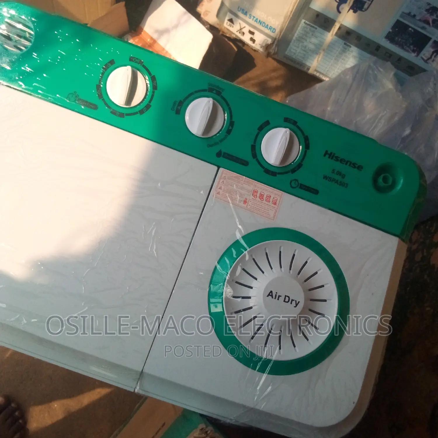 Hisense Washing Machine. Capacity 5.0kg