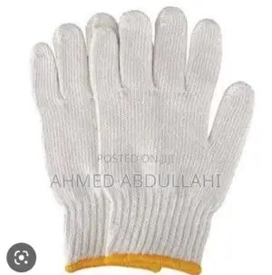 White Cotton Hand Gloves