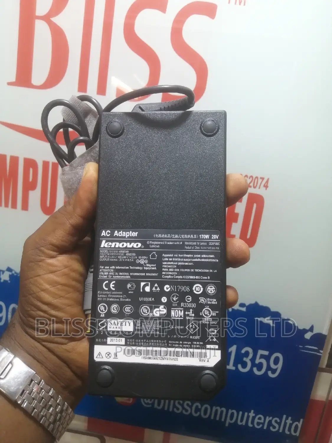 Lenovo 170W Yellow Round Mouth