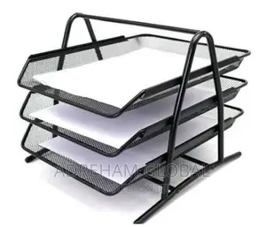3 Tier Iron Document Tray.
