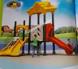 Outdoor Sport Multiple Slides Playhouse