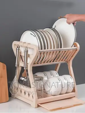 Double Layer Dish Drainer!
