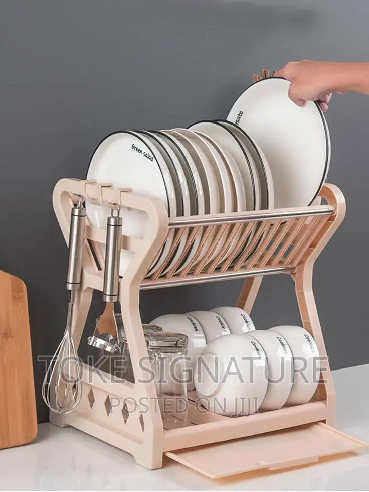 Double Layer Dish Drainer!