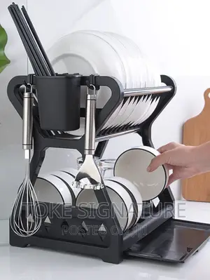 Double Layer Dish Drainer!