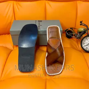 Original Italian Leather Berluti Slipers