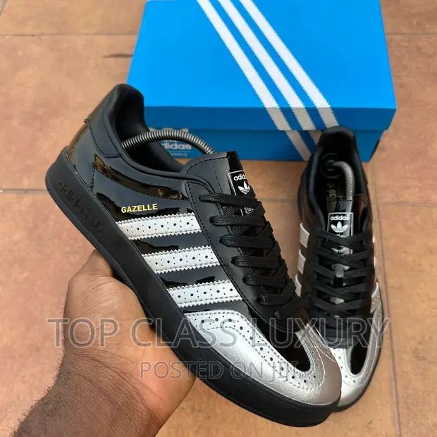 adidas gazelle silver green womens adidas Gazelle Indoor Black Silver