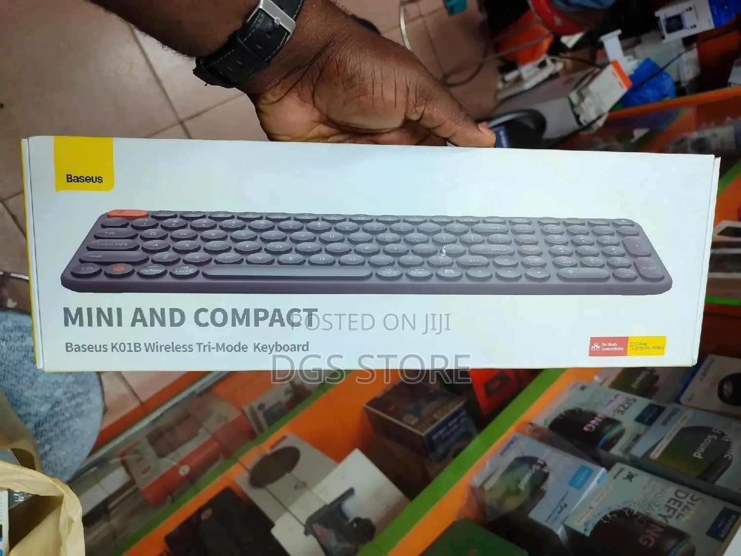 Baseus Mini Compact KO1B Wireless Keyboard Tri Mode