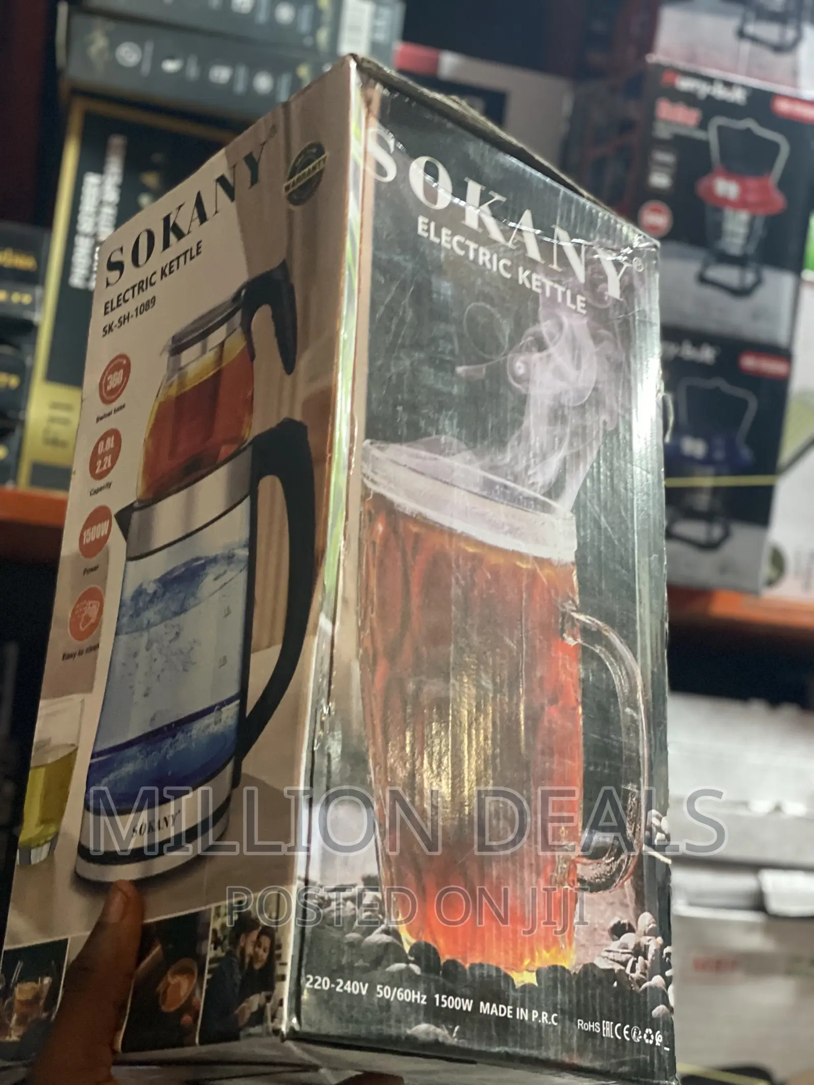 Sokany 2.2L Portable Electric Kettle
