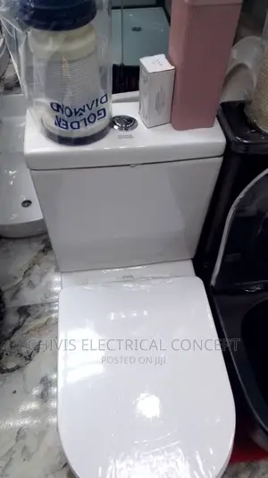 Golden Diamond Toilet Closet Sit Waterproof Bathroom
