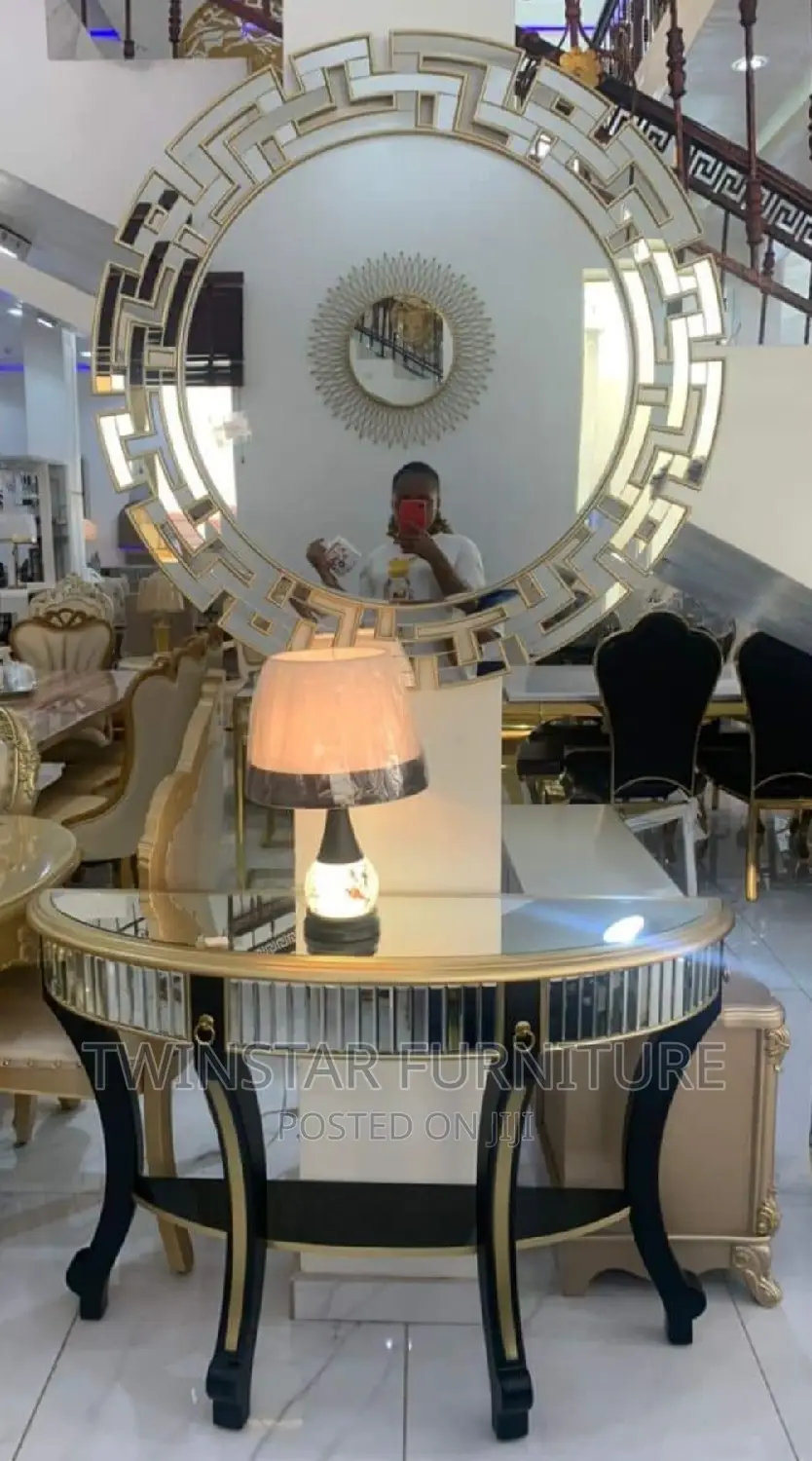 Modern Luxury Wall Mirror Console
