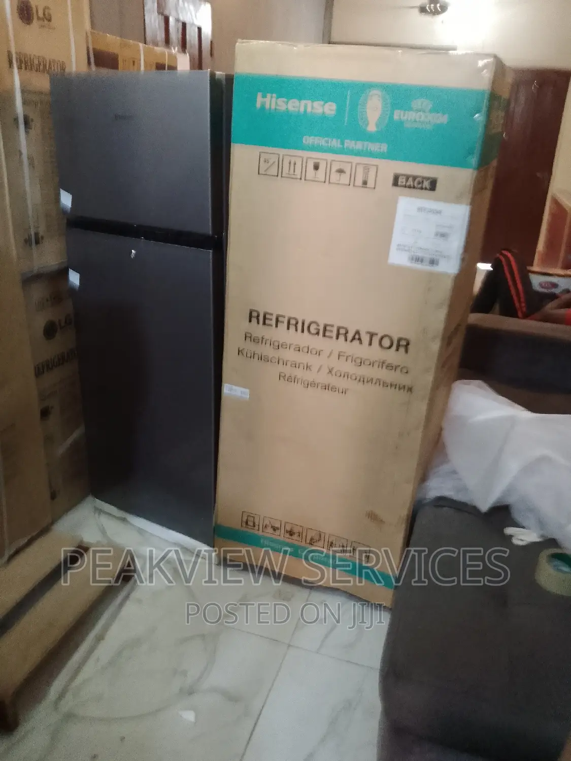 Durable Double Door Refrigerator Hisense (Ref205dr)+Shelves