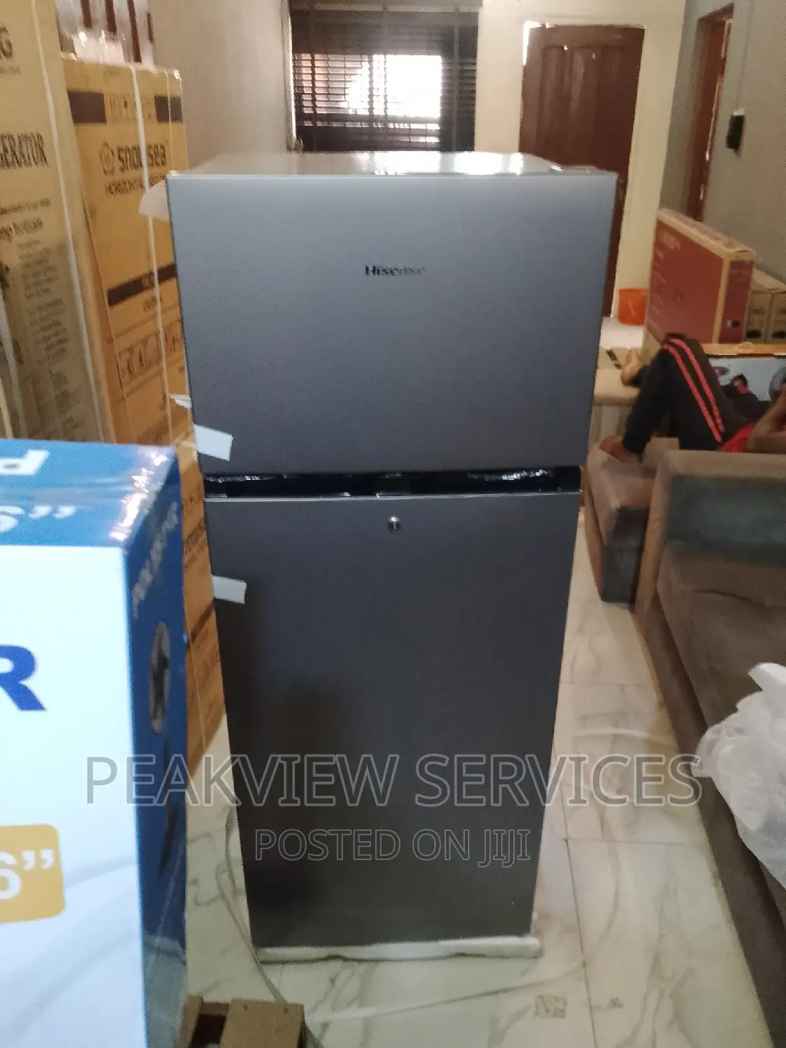 Durable Double Door Refrigerator Hisense (Ref205dr)+Shelves