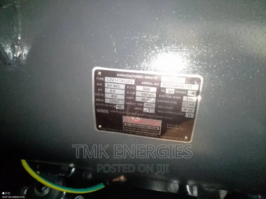 500kva Perkins Diesel Generator