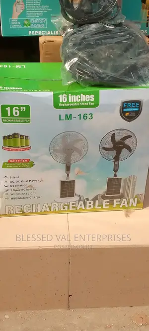 16 Inches Rechargeable Fan