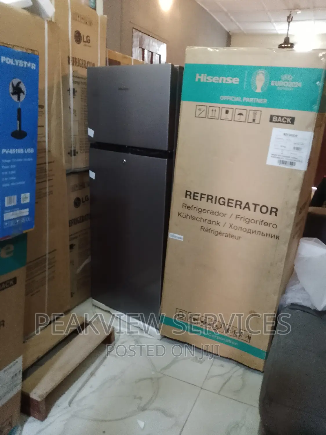 Quality Hisense Double Door Refrigerator+ Shelves (Ref205dr)