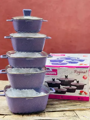 10pc Quality Royal Dessini Regina Pot Cookware