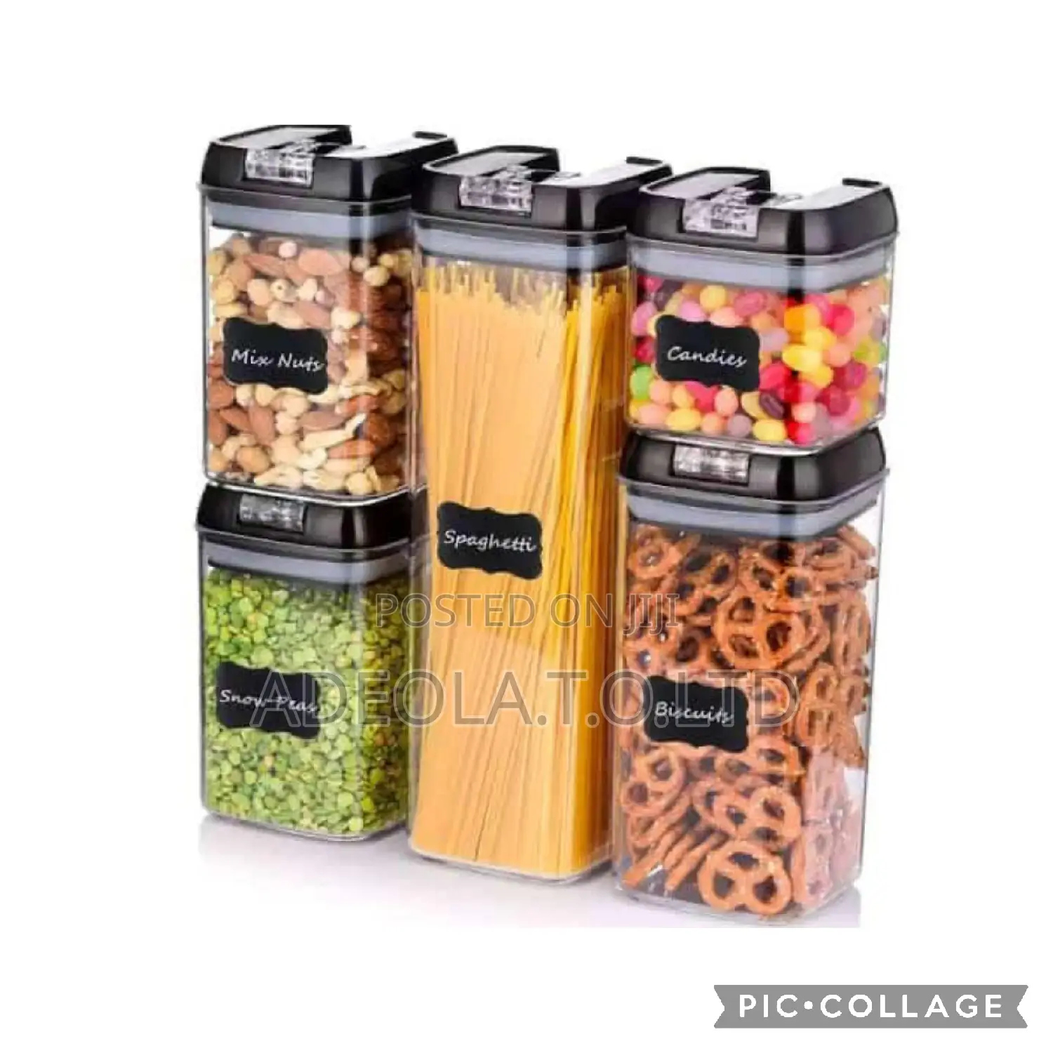 5 PCS Air Tight Container