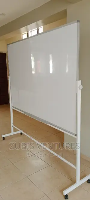 4x6 Double Sided, Magnetic White Board With a Mobile Stand