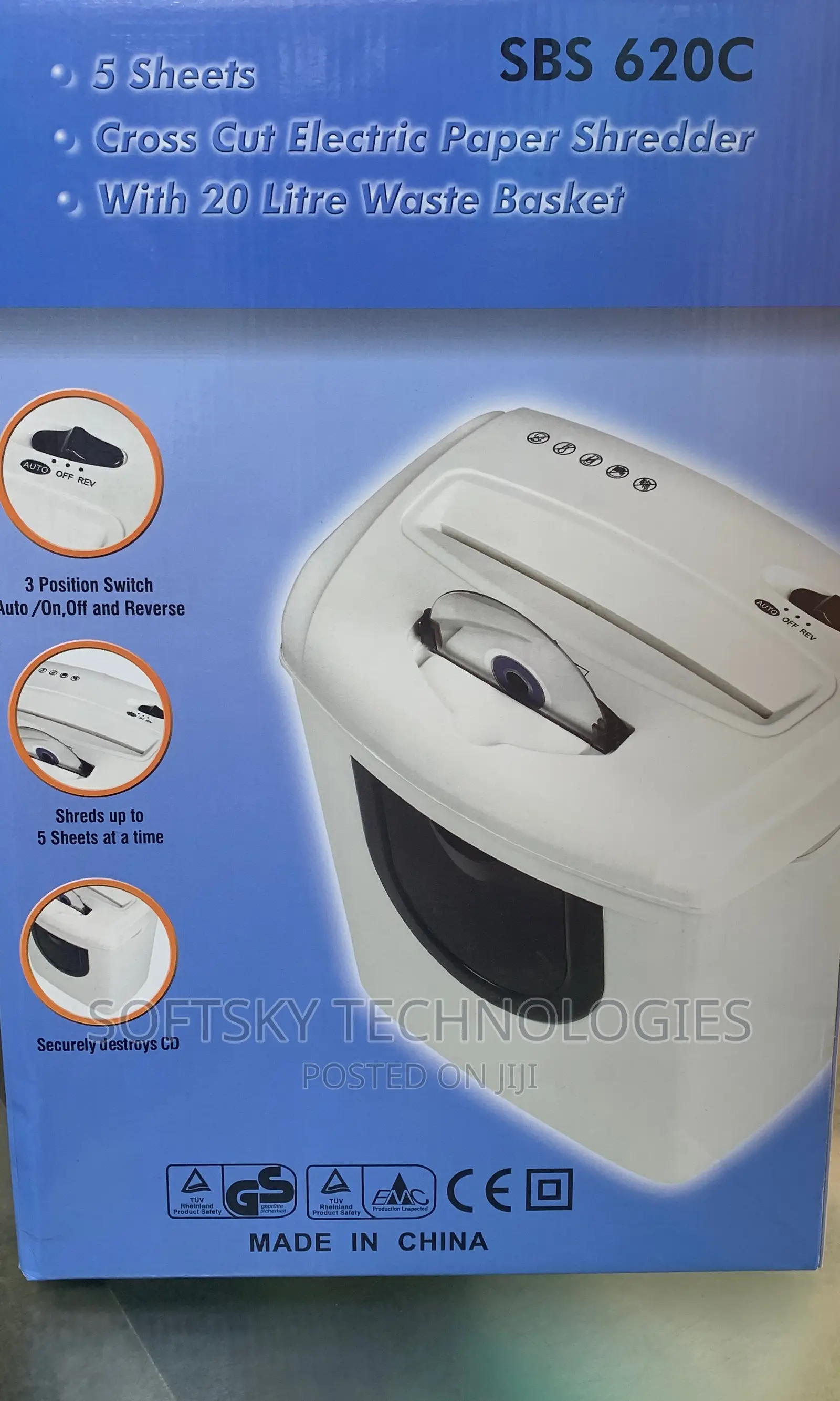 Sanyo Paper Shredder SBS 620c