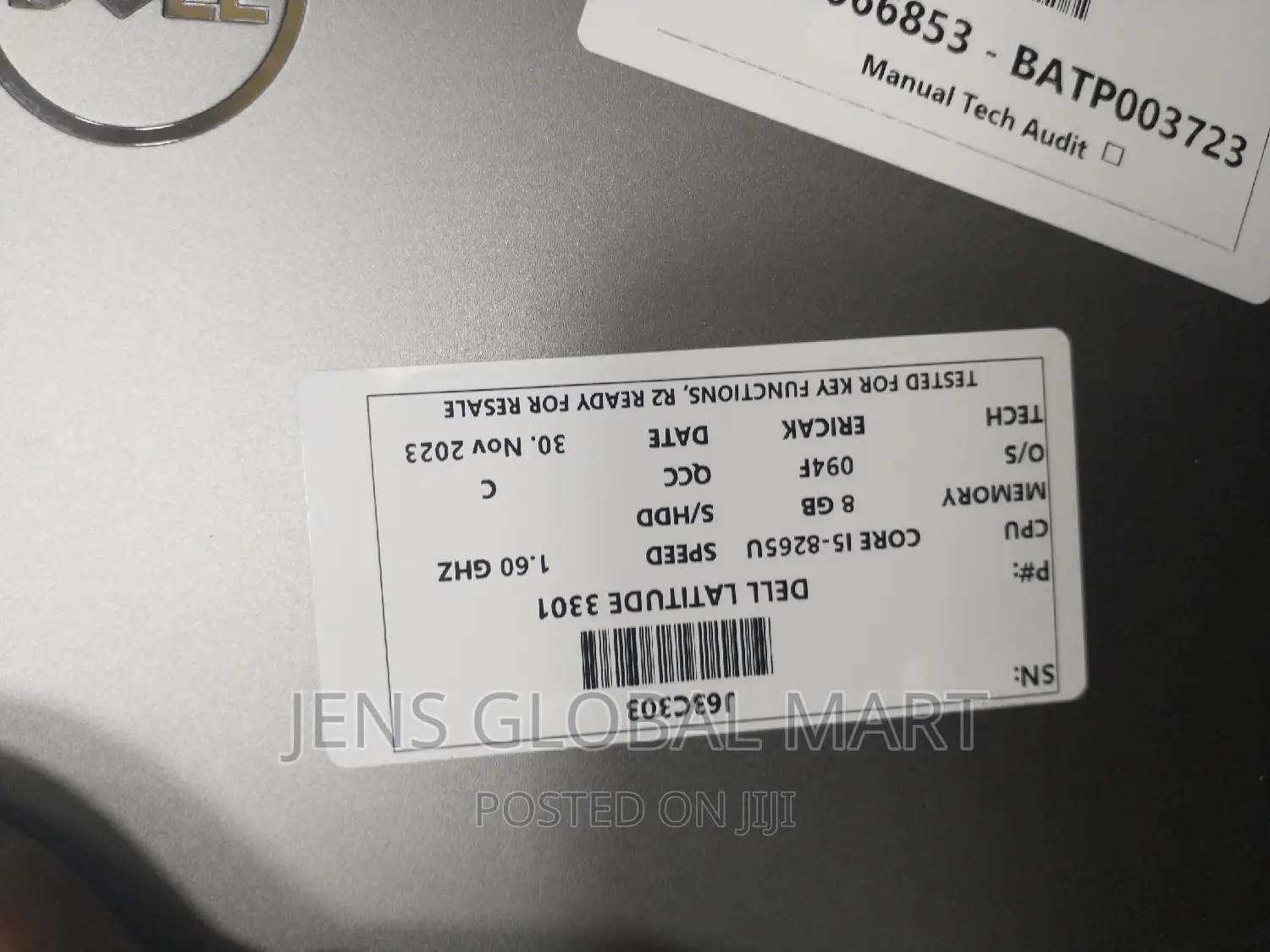 Laptop Dell 8GB Intel Core I5 SSD 256GB