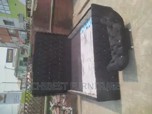 Quality 6by6 Ulphostery Padded Bed Frame With One Footrest