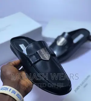 John Galliano Leather Half Shoe