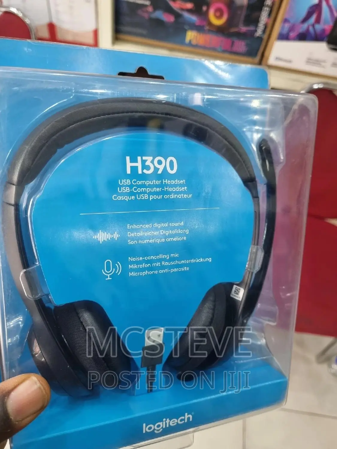 Logitech H390 Headphone With Noise Cancellation