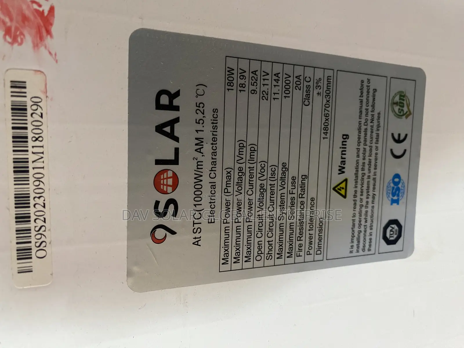 180watt 9solar