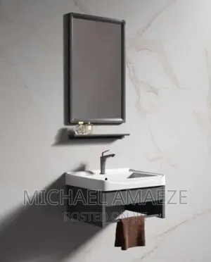 Bathroom Cabinet Wall Hung With Mirror